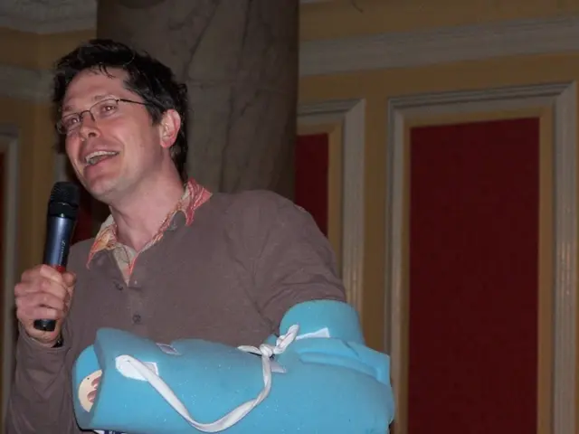 Actor Boris Shcherbakov receives medical attention following a fall incident