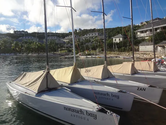 In this picture I can see there are few boats sailing in the water and there are plants, trees and...